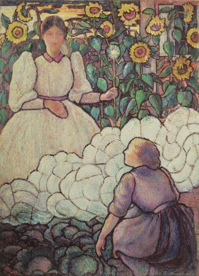 Cenerentola e la sua fata madrina, 1892 da Lucien Pissarro